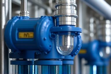 水リサイクルシステムの配管とフィルター