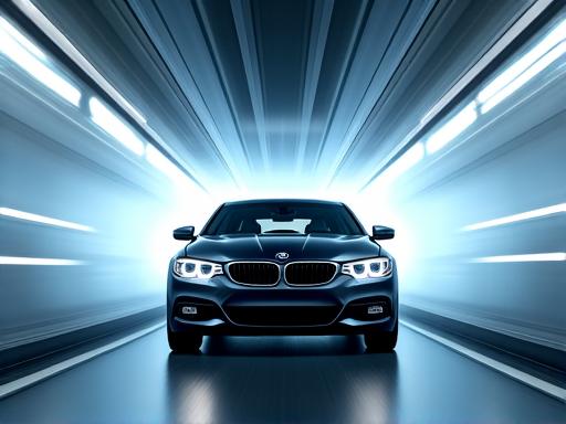 洗車トンネルをスムーズに通過する車の流れ